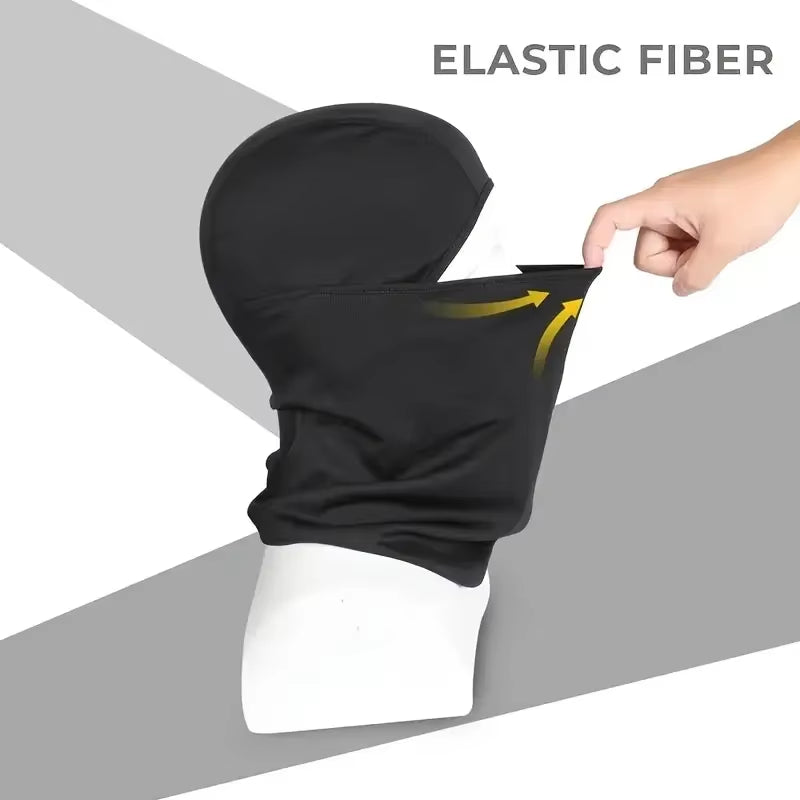 Tactical Windproof Balaclava for Bicycle Riding, Full Cover, Outdoor Hunting, Hiking Head, Warm Shield, Ski Scarf