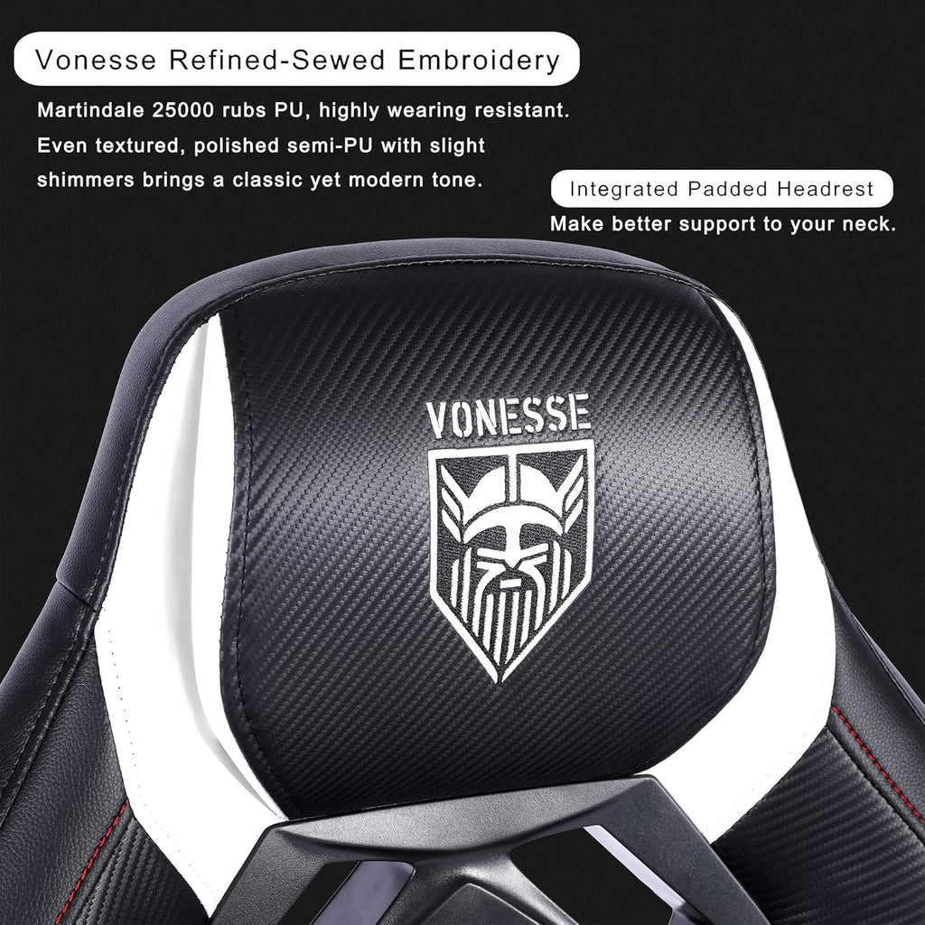 Gaming Chair for Adults, Reclining Computer Gaming Chair with Massage, Big and Tall PC Gaming Chair, High Back Gaming Desk Chair, Ergonomic Home Office Desk Chair, Gamer Chair for Kids (Black)