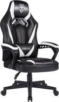 Gaming Chair for Adults, Reclining Computer Gaming Chair with Massage, Big and Tall PC Gaming Chair, High Back Gaming Desk Chair, Ergonomic Home Office Desk Chair, Gamer Chair for Kids (Black)